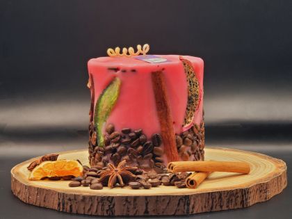 Lumânare Parfumată Cilindrica – Liliac