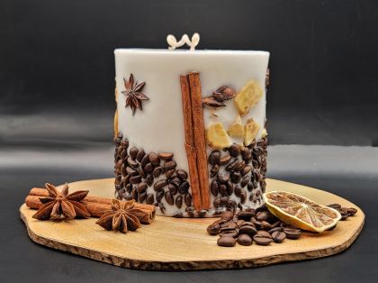 Lumânare Parfumată Cilindrica – Bumbac