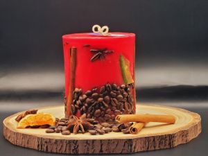 Lumânare Parfumată Cilindrica – Trandafir