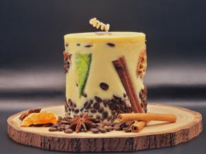 Lumânare Parfumată Cilindrica – Vanilie