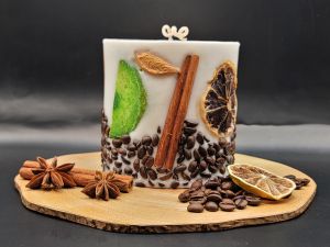 Lumânare Parfumată Cilindrica – Bumbac