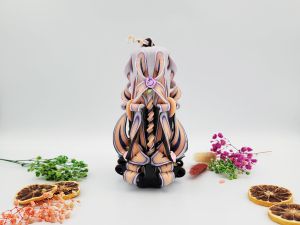 Lumânare Sculptată Manual, 16cm - Midnight Dream